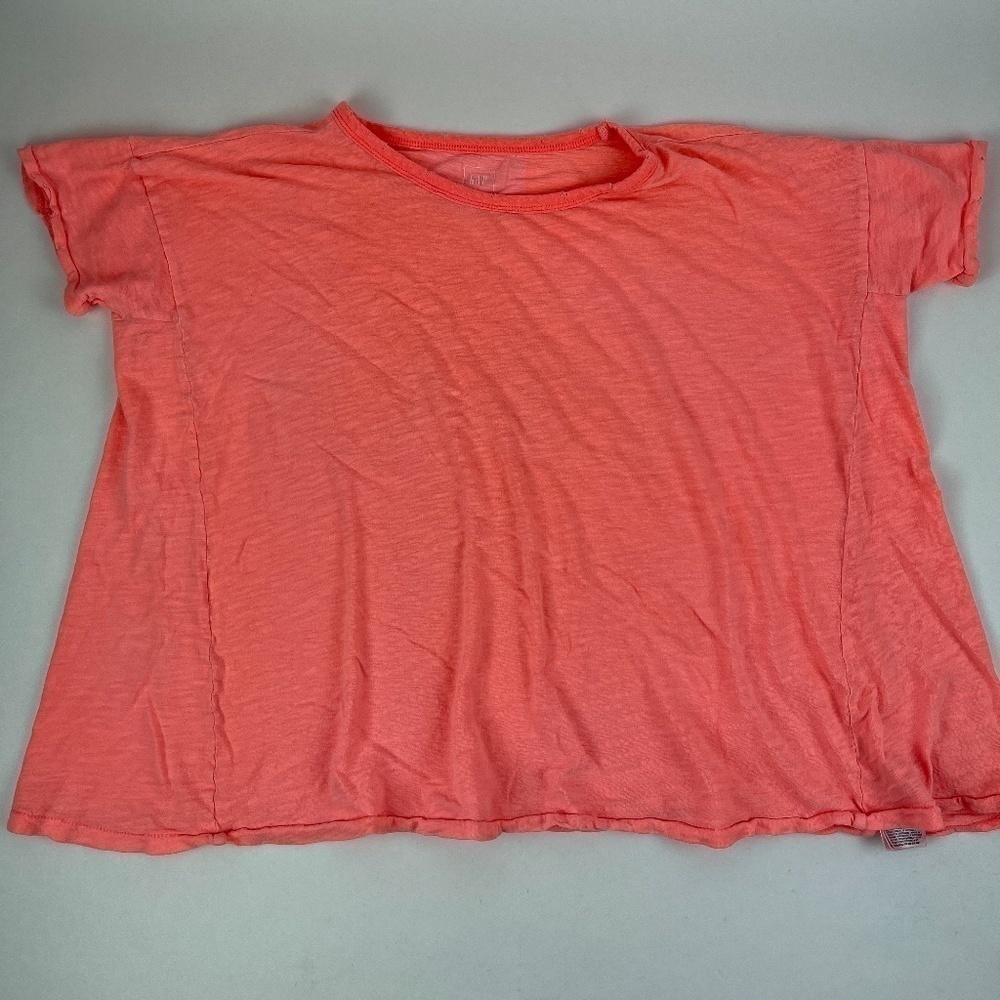 Gap Tshirt Womens XS Orange Crew Neck Short Sleeve